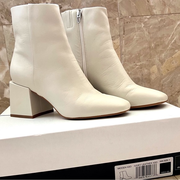 Dolce Vita Ivory Ankle Bootie - Picture 1 of 5